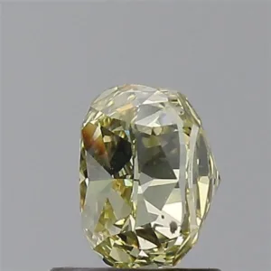 1.22 Carat Cushion Brilliant Fancy Yellow SI2 Natural Diamond