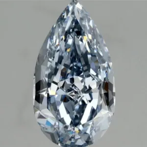 1.24 Carat Pear Fancy Intense Blue VVS2 Natural Diamond