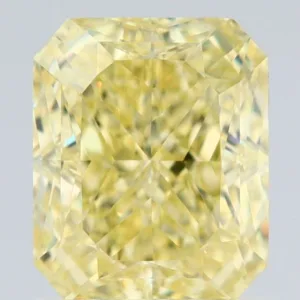1.25 Carat Radiant Fancy Yellow VS1 Natural Diamond
