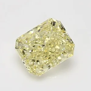 1.26 Carat Radiant Fancy Yellow IF Natural Diamond