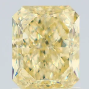 1.28 Carat Radiant Fancy Yellow VVS2 Natural Diamond