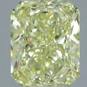 1.3 Carat Radiant Faint Yellow VVS1 Natural Diamond