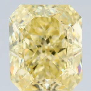 1.3 Carat Radiant Fancy Yellow VVS1 Natural Diamond