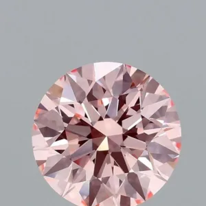 1.39 Carat Round Fancy Intense Pink VVS2 Lab Diamond