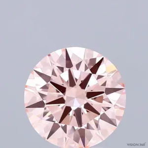 1.42 Carat Round Fancy Pink VS1 Lab Diamond