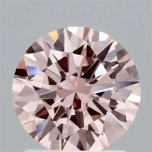 1.44 Carat Round Fancy Pink VS2 Lab Diamond