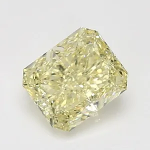 1.46 Carat Radiant Fancy Yellow VVS2 Natural Diamond