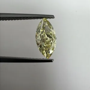 1.5 Carat Marquise Fancy Light Yellow VS1 Natural Diamond