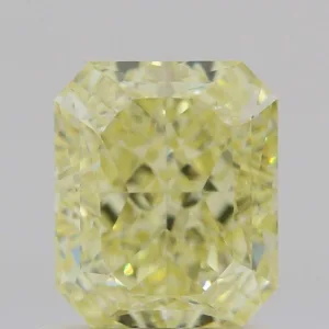 1.5 Carat Radiant Fancy Yellow VS1 Natural Diamond