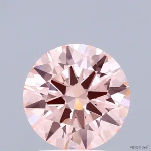 1.51 Carat Round Fancy Intense Pink VS1 Lab Diamond