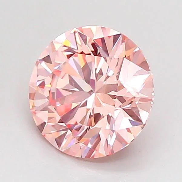 1.51 Carat Round Fancy Intense Pink VS1 Lab Diamond 1 1.51 Carat Round Fancy Intense Pink VS1 Lab Diamond