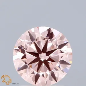 1.51 Carat Round Fancy Intense Pink VS1 Lab Diamond