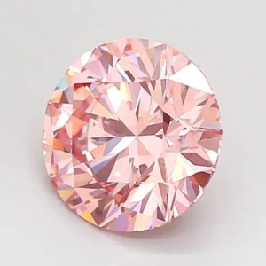 1.51 Carat Round Fancy Intense Pink VS1 Lab Diamond