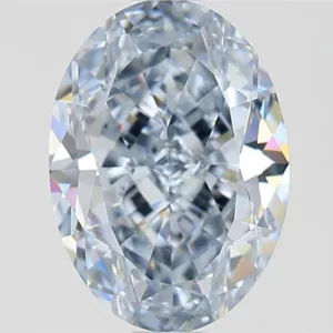 1.52 Carat Oval Fancy Intense Blue VS1 Natural Diamond
