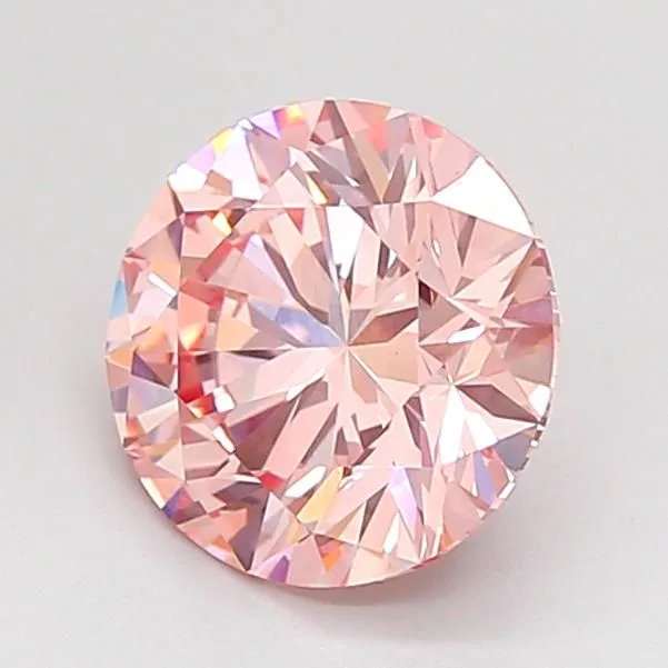 1.52 Carat Round Fancy Intense Pink VS1 Lab Diamond 1 1.52 Carat Round Fancy Intense Pink VS1 Lab Diamond