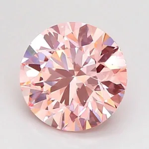 1.52 Carat Round Fancy Intense Pink VVS2 Lab Diamond