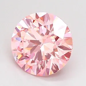 1.54 Carat Round Fancy Intense Pink VS1 Lab Diamond