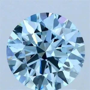 1.54 Carat Round Fancy Vivid Blue VS1 Lab Diamond