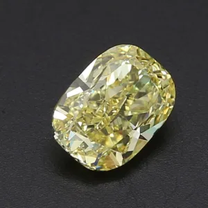 1.57 Carat Cushion Brilliant Yellow VS2 Natural Diamond