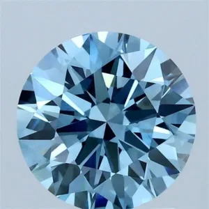 1.58 Carat Round Fancy Vivid Blue VS1 Lab Diamond