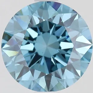 1.6 Carat Round Fancy Vivid Blue VS1 Lab Diamond