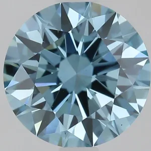 1.6 Carat Round Fancy Vivid Blue VS1 Lab Diamond