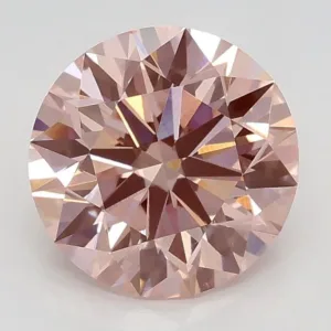 1.7 Carat Round Fancy Intense Pink VS1 Lab Diamond