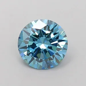 1.74 Carat Round Fancy Vivid Blue VS1 Lab Diamond
