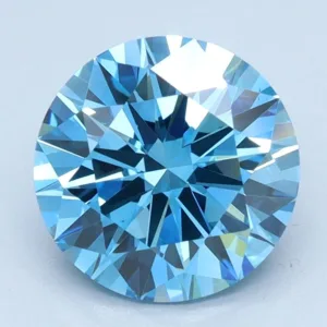 1.75 Carat Round Fancy Vivid Blue VS1 Lab Diamond