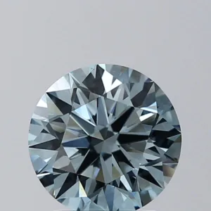 1.9 Carat Round Fancy Intense Blue VS1 Lab Diamond