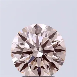 1.9 Carat Round Fancy Intense Pink VVS2 Lab Diamond