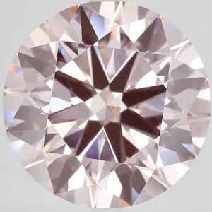 10.07 Carat Round Fancy Intense Pink VS2 Lab Diamond