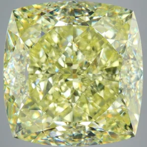 10.11 Carat Cushion Brilliant Faint Yellow VS2 Natural Diamond