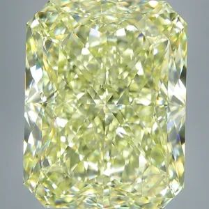 12.86 Carat Radiant Faint Yellow VS1 Natural Diamond