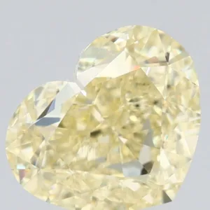 2.01 Carat Heart Fancy Light Yellow VVS2 Natural Diamond