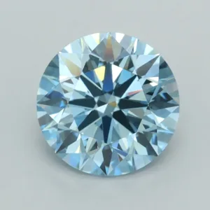 2.03 Carat Round Fancy Intense Blue VS1 Lab Diamond