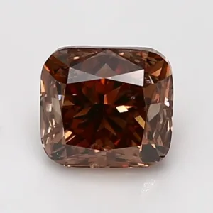 2.07 Carat Cushion Modified Fancy Dark Brown SI2 Natural Diamond