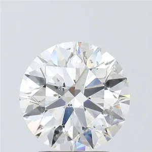 2.07 Carat Round G SI2 Natural Diamond