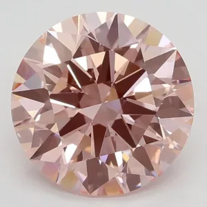 2.08 Carat Round Fancy Intense Pink VS1 Lab Diamond