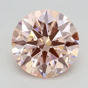 2.08 Carat Round Fancy Intense Pink VS2 Lab Diamond