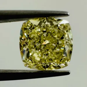 2.4 Carat Cushion Brilliant Fancy Light Yellow VS2 Natural Diamond
