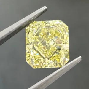 2.5 Carat Radiant Fancy Yellow VS1 Natural Diamond