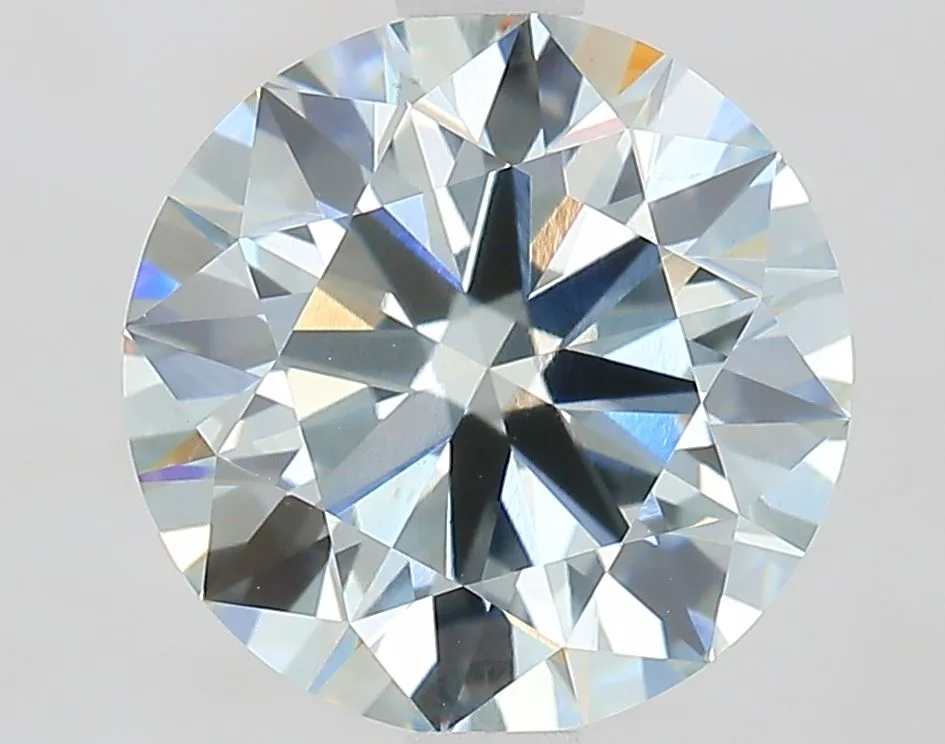 2.5 Carat Round Fancy Light Blue VS1 Lab Diamond 1 2.5 Carat Round Fancy Light Blue VS1 Lab Diamond