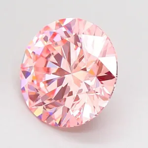 2.51 Carat Round Fancy Intense Pink VVS2 Lab Diamond