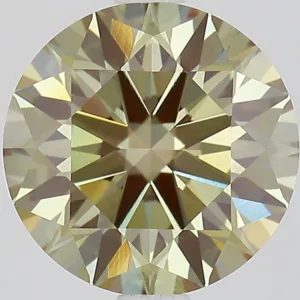 2.52 Carat Round Fancy Intense Green VS1 Lab Diamond