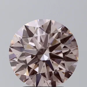 2.68 Carat Round Fancy Pink VS1 Lab Diamond