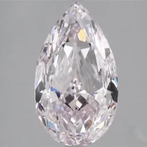 2.73 Carat Pear Fancy Light Pink VS1 Natural Diamond