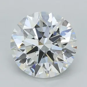 3.04 Carat Round E VVS2 Lab Diamond
