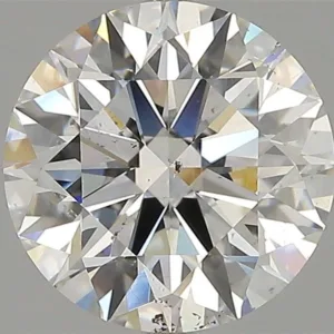 3.04 Carat Round F SI2 Natural Diamond