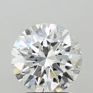 3.04 Carat Round F VVS2 Lab Diamond